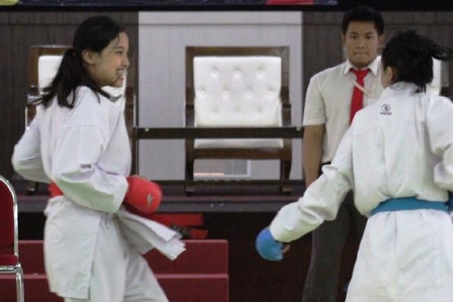 Karateka Cantik Asal Bali Juara Kompetisi Internasional