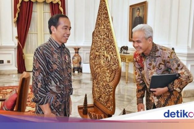Jokowi Ungkap Isi Pertemuan dengan Ganjar di Istana Kemarin