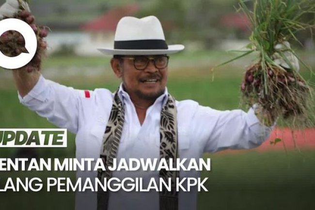 Pergi ke India, Mentan Yasin Limpo Batal Penuhi Undangan KPK