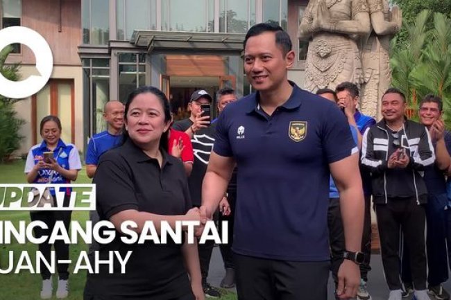 Puan Maharani Ketemu AHY di GBK