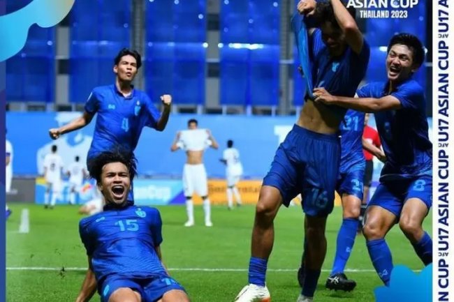 Laga Perempat Final AFC U-17, Thailand dan Yaman Menjadi Perwakilan Grup A yang Lolos di Perempat Final