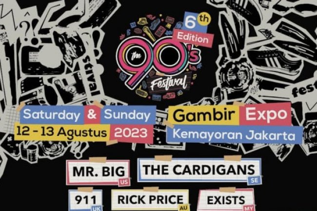 The 90’s Festival 2023 Umumkan Bintang Tamu Internasional, Ada Siapa?
