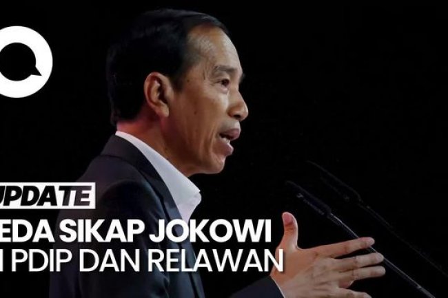 Jokowi Dianggap Tak Nyaman Bahas Pilpres 2024 di PDIP