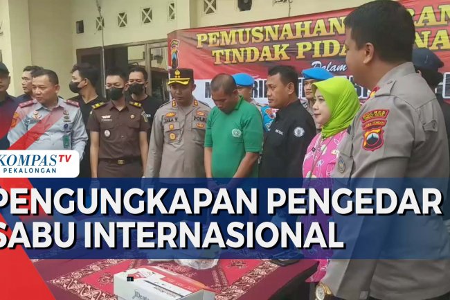 Pengungkapan Pengedar Sabu Internasional oleh Satres Narkoba Polres Tegal