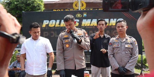 Seorang Pemuda di Malang Jadi Provokator Tabrak Polisi saat Balap Liar