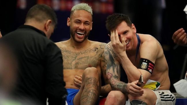 Kata-kata Messi Balas Pesan Menyentuh Neymar