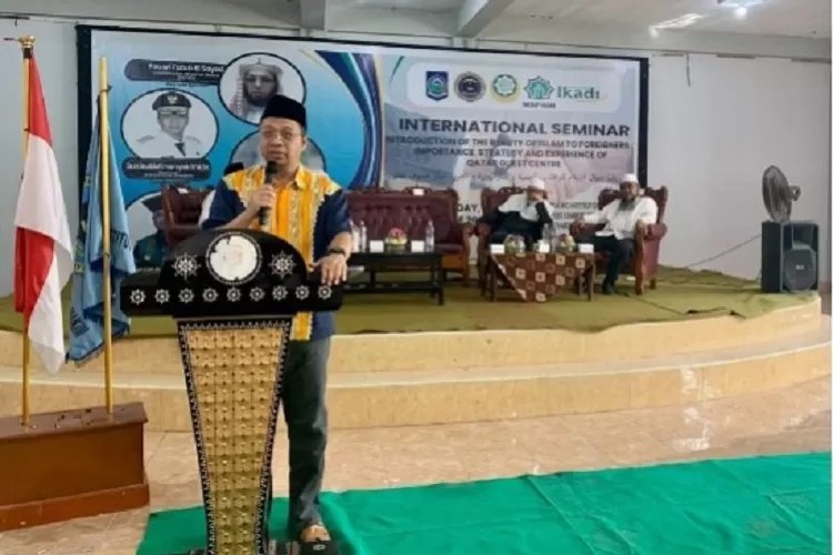 Gubernur NTB membuka Seminar Internasional di Kampus Nurul Hakim Kediri Kabupaten Lombok Barat