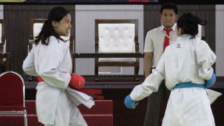 Karateka Cantik Asal Bali Juara Kompetisi Internasional