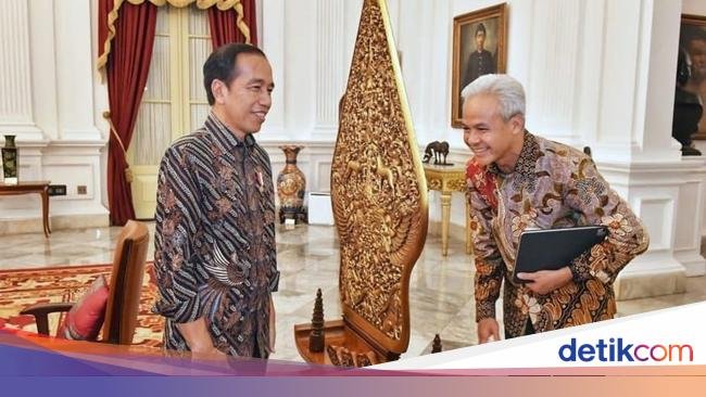 Jokowi Ungkap Isi Pertemuan dengan Ganjar di Istana Kemarin