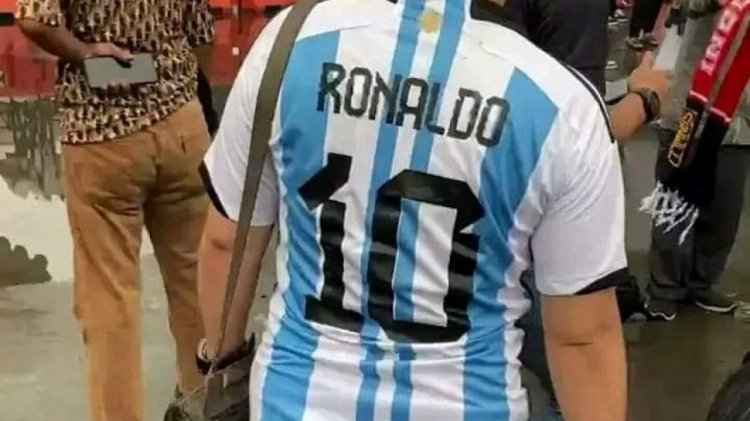 Viral Fans Indonesia Pakai Jersey Argentina dengan Nama Ronaldo, Jadi Ledekan Internasional: Alternative Universe