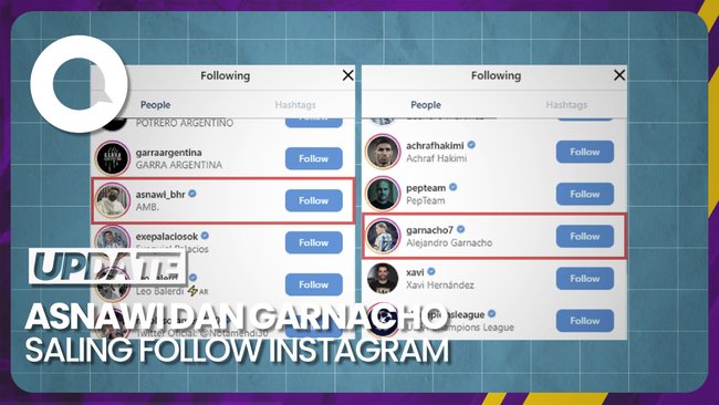 Usai Duel Sengit, Asnawi dan Garnacho Saling Follow Instagram