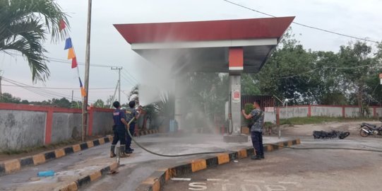 Viral Sepeda Motor Terbakar Gara-Gara Digoyangkan Usai Isi Bensin