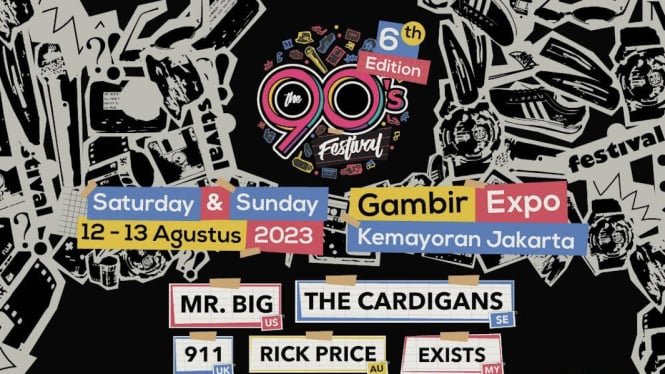 The 90’s Festival 2023 Umumkan Bintang Tamu Internasional, Ada Siapa?