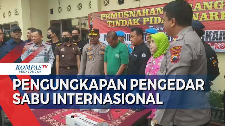 Pengungkapan Pengedar Sabu Internasional oleh Satres Narkoba Polres Tegal