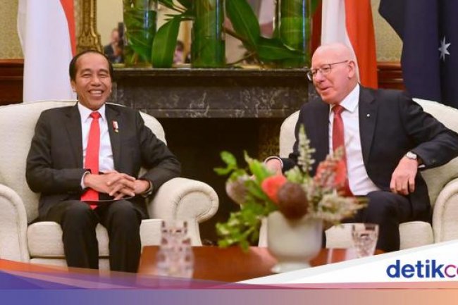 Jokowi Bertemu Gubernur Jenderal Australia David Hurley