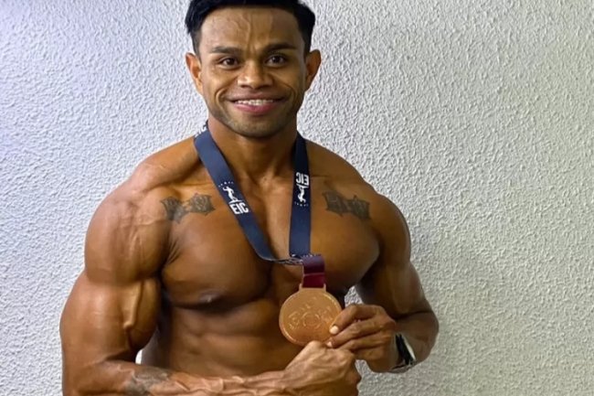 Emanuel Asa Asal Kabuna Belu NTT Raih Posisi 4 Kejuaraan Binaraga Internasional