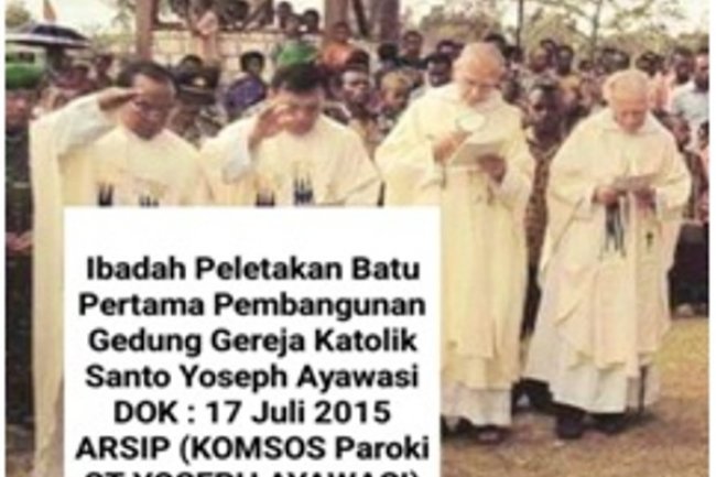Pemberkatan Gereja Ayawasi: Dari Peristiwa Sejarah Hingga Pemaknaannya (2/4)
