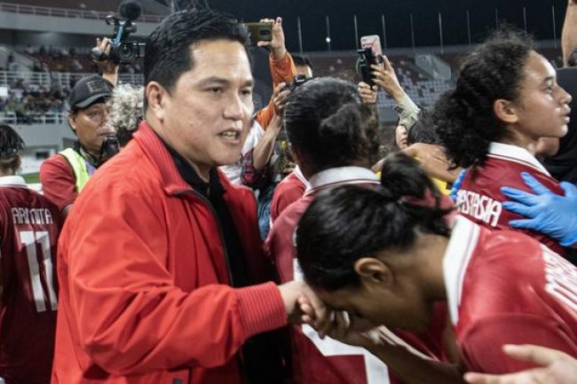2 Janji Erick Thohir untuk Timnas Putri Indonesia U-19