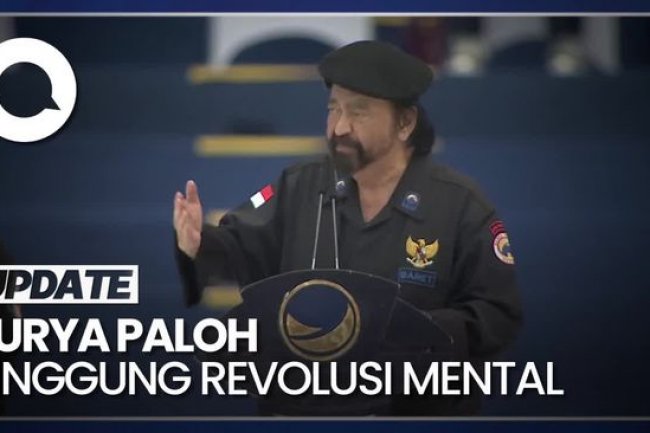 Singgung Revolusi Mental Jokowi, Surya Paloh: Sayang Seribu Sayang