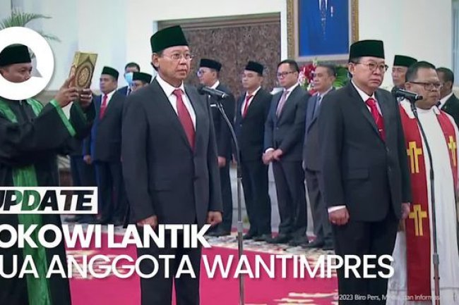 Djan faridz dan Gandi Sulistiyanto Resmi Jadi Anggota Wantimpres
