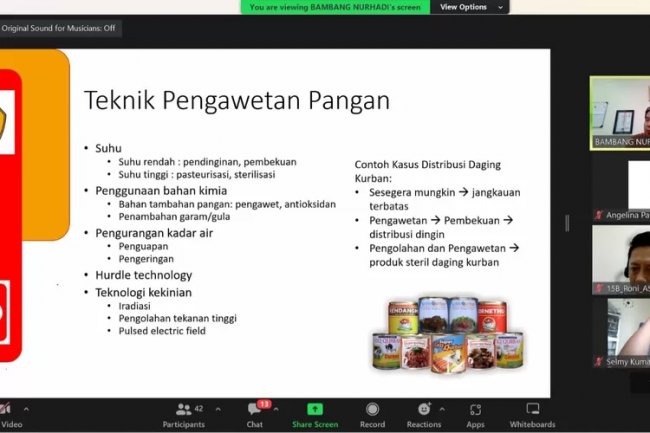 Pelatihan Olahan Pangan dan Pengemasan Produk Buat UMKM Sasar Pasar Internasional
