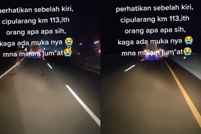 Detik-Detik Sopir Truk Melihat Penampakan Berbaju Merah, Bikin Merinding