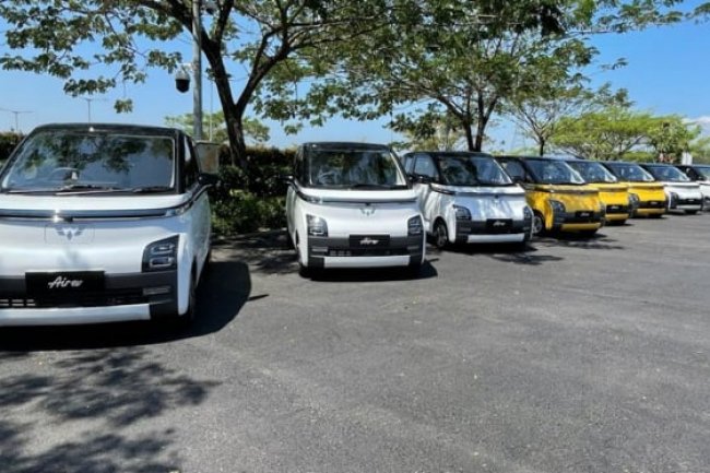 Wuling Air ev Jadi Mobil Patroli Polisi