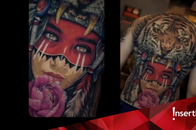 Gambar Ini Dipilih Untuk Timpa Tato Wajah Syahnaz di Punggung Rendy Kjaernett