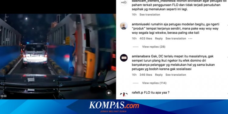 Video Mobil Bayar Tol Tanpa Berhenti Diberhentikan Petugas