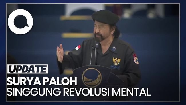 Singgung Revolusi Mental Jokowi, Surya Paloh: Sayang Seribu Sayang
