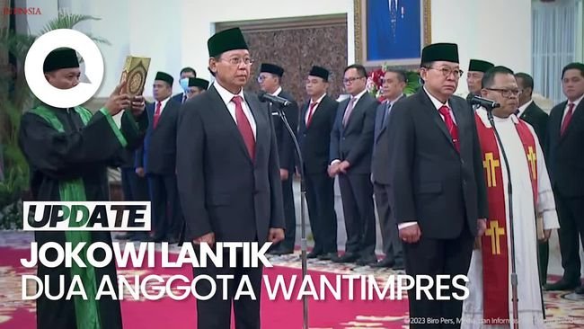 Djan faridz dan Gandi Sulistiyanto Resmi Jadi Anggota Wantimpres