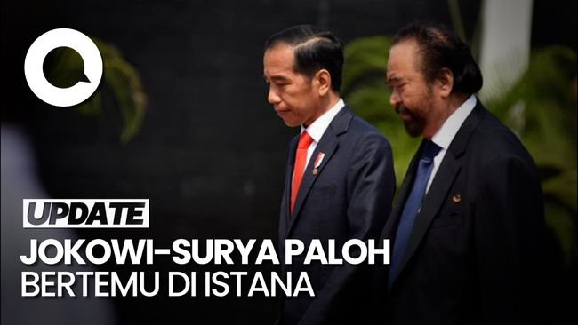 Pertemuan Satu Jam Lebih Jokowi dan Surya Paloh di Istana