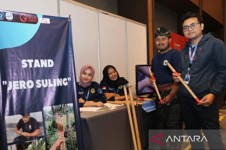 Seruling Kesik dipromosikan mahasiswa Unram di kancah internasional