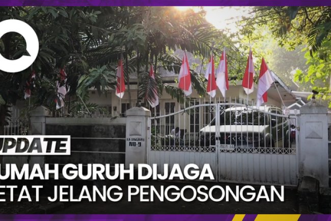 Suasana Rumah Guruh Soekarnoputra Jelang Dikosongkan PN Jaksel
