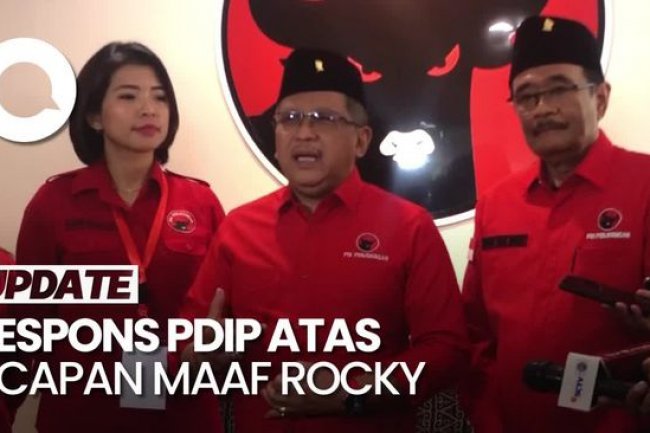 Saat Permintaan Maaf Rocky Gerung Disambut Sinyal Positif PDIP