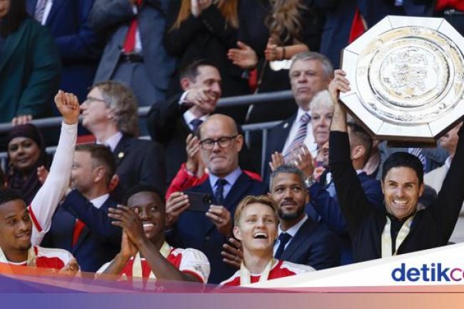 Arsenal Alihkan Fokus ke Liga Inggris usai Juara Community Shield