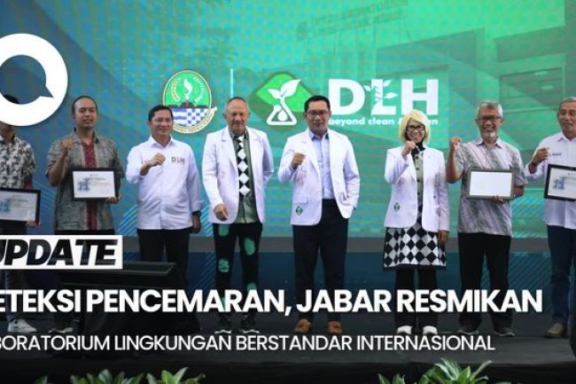 Ridwan Kamil Resmikan Lab Lingkungan Hidup Standar Internasional