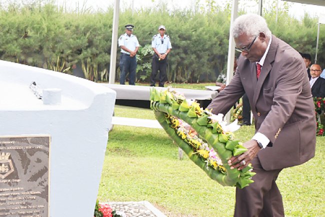 PM Solomon Hadiri Peristiwa Penting PD II