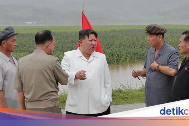 Badai Khanun Picu Kerusakan di Korut, Kim Jong Un Marahi Pejabat!