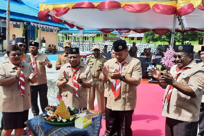 Mambor Dorong Penerapan Teknologi Informasi untuk Permantap Pembinaan Pramuka di Wondama