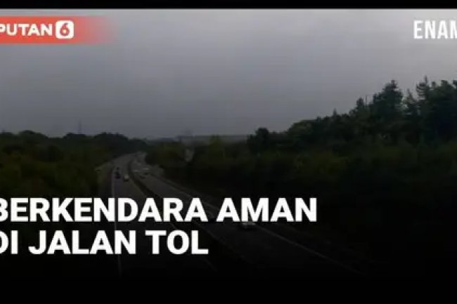 VIDEO: Penting Nih, Cara Berkendara Aman di Jalan Tol
