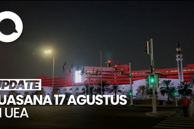 Penampakan Merah Putih Mejeng di Burj Khalifa saat HUT ke-78 RI