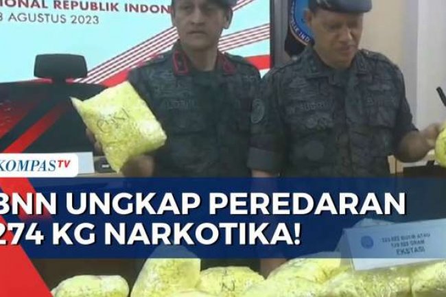 Libatkan Jaringan Internasional Asal Thailand, Bnn Ungkap Peredaran 274 KG Narkotika!