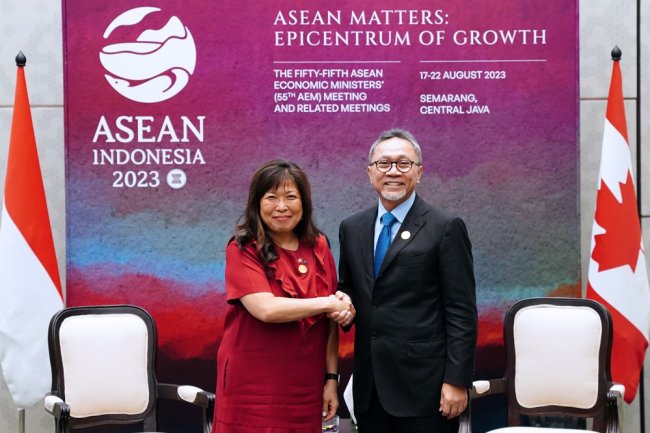 Foto: Pertemuan Bilateral Mendag Zulhas dengan Menteri Perdagangan Internasional Kanada