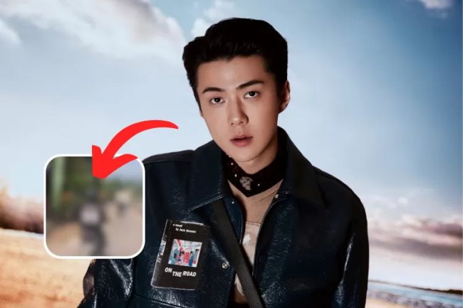 Fans EXO Sedih Sehun Tak Ikut ke Indonesia, Netizen Justru Menemukannya Lagi Keliling Naik Supra: Bingung...