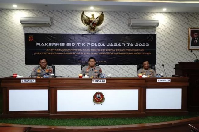 Wakapolda Jabar Buka Rakernis Fungsi Teknologi, Informatika dan Komunikasi (TIK) Poda Jabar 2023