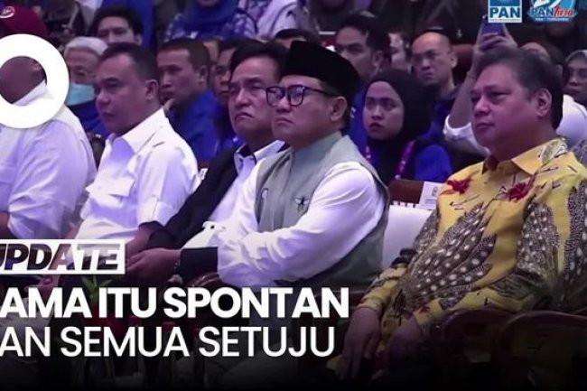Respons Zulhas Soal Cak Imin Baru Tahu Nama Koalisi Indonesia Maju