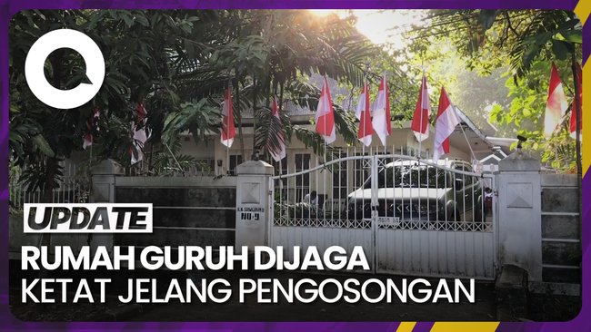Suasana Rumah Guruh Soekarnoputra Jelang Dikosongkan PN Jaksel