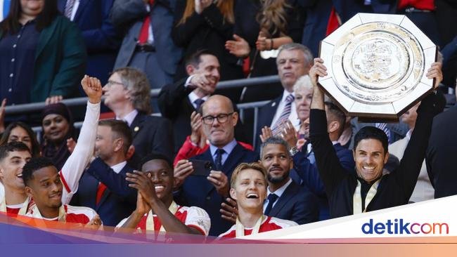 Arsenal Alihkan Fokus ke Liga Inggris usai Juara Community Shield