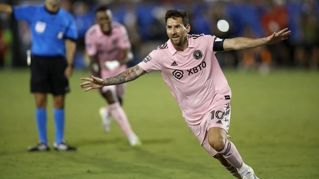 Hasil Leagues Cup: Messi 2 Gol, Inter Miami Menang Dramatis